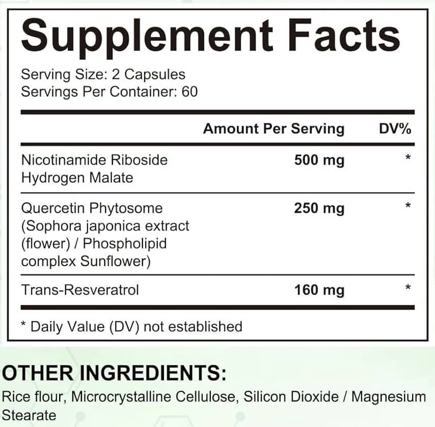 NR (Nicotinamide Riboside) Capsules — 500mg