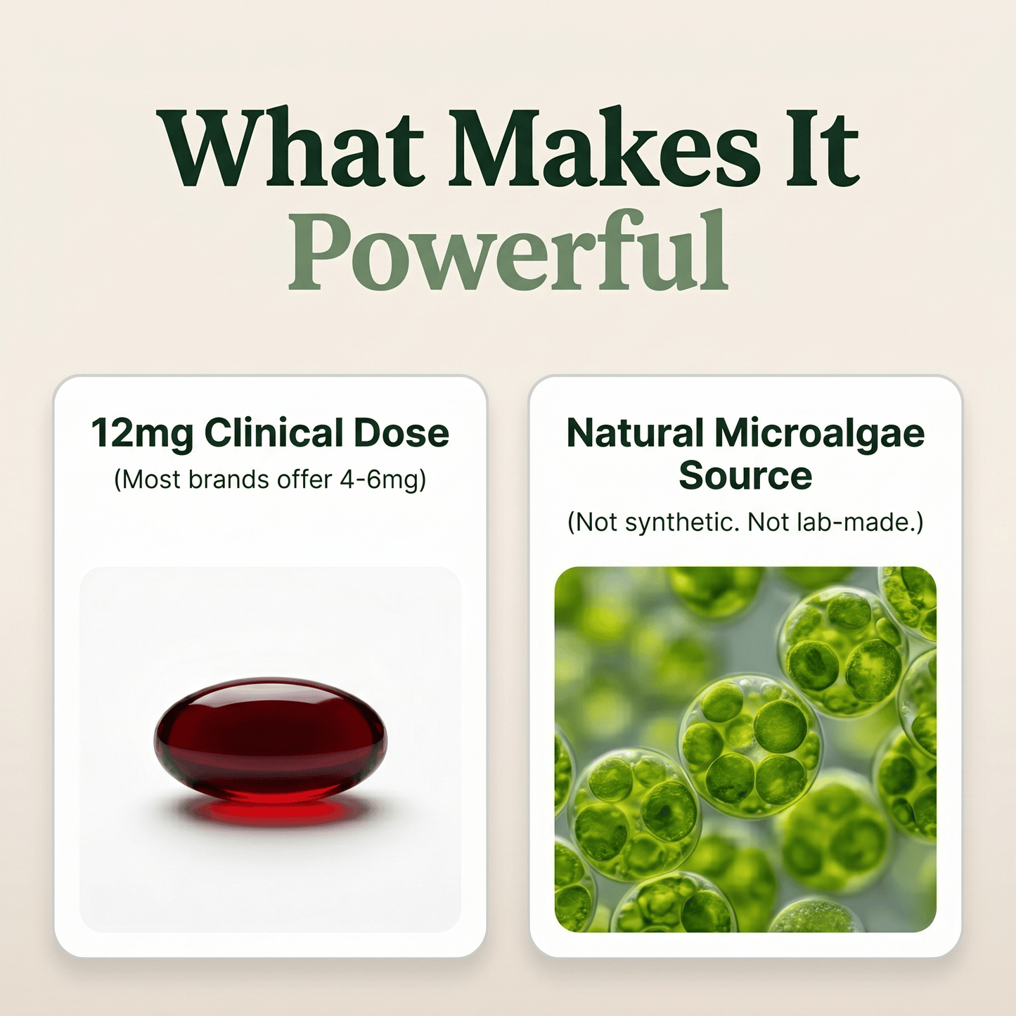 Astaxanthin Softgels (12mg)
