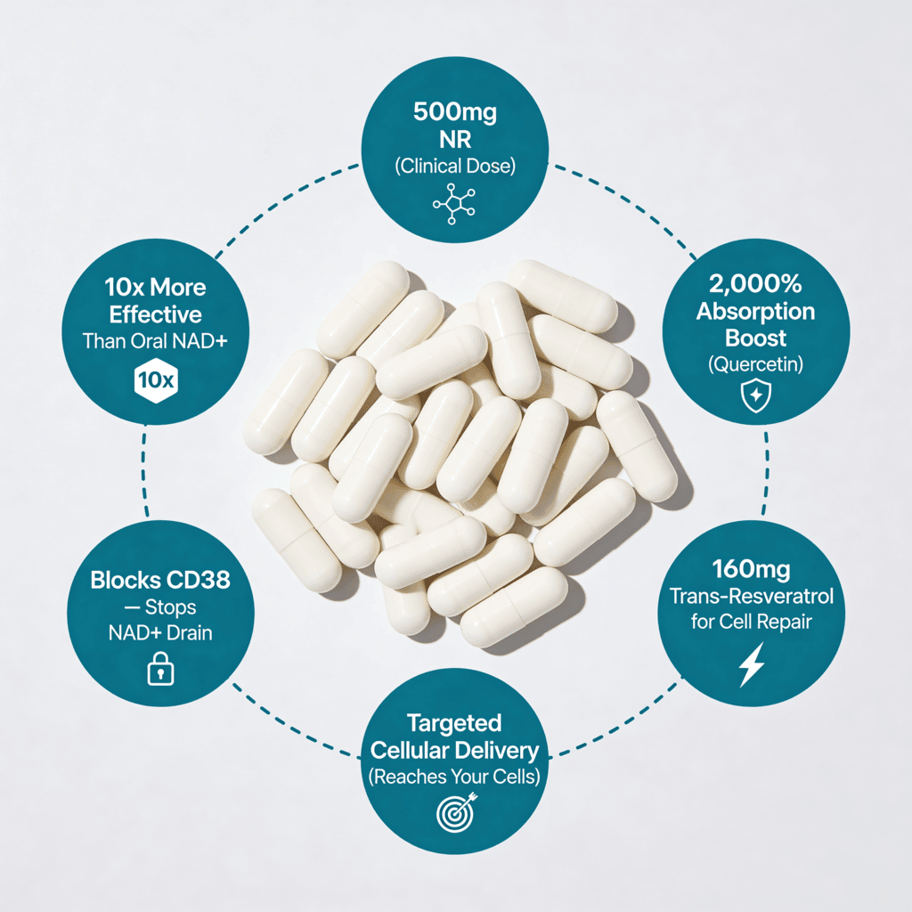 NR (Nicotinamide Riboside) Capsules — 500mg