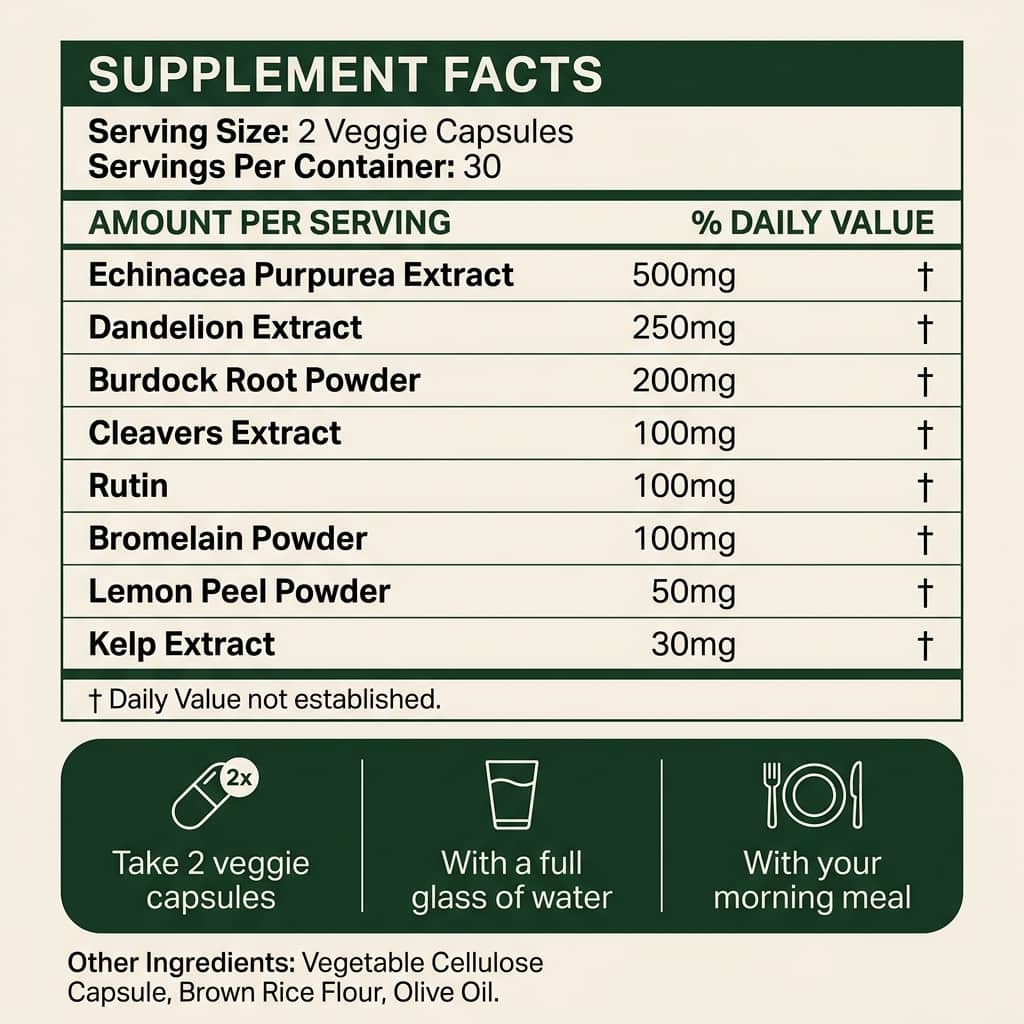 Lymphatic Drainage Capsules